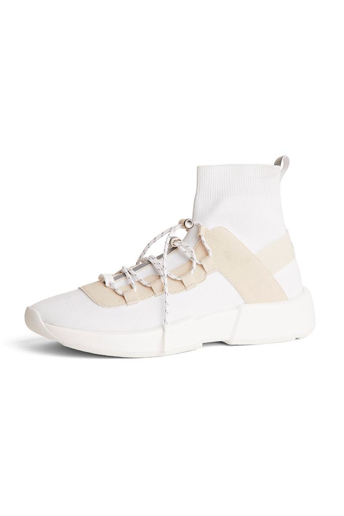 Beige Alo Yoga Wanderer Sneaker Women's Shoes | 13486FXNB