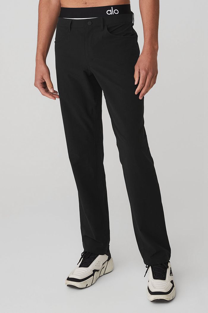 Black Alo Yoga Day and Night Men's Pants | 57068MKIL