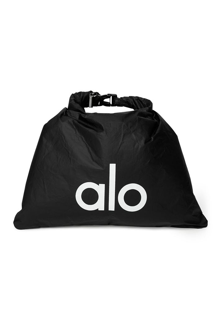 Black Alo Yoga Keep It Dry Fitness Men's Bags | 69384RSDA