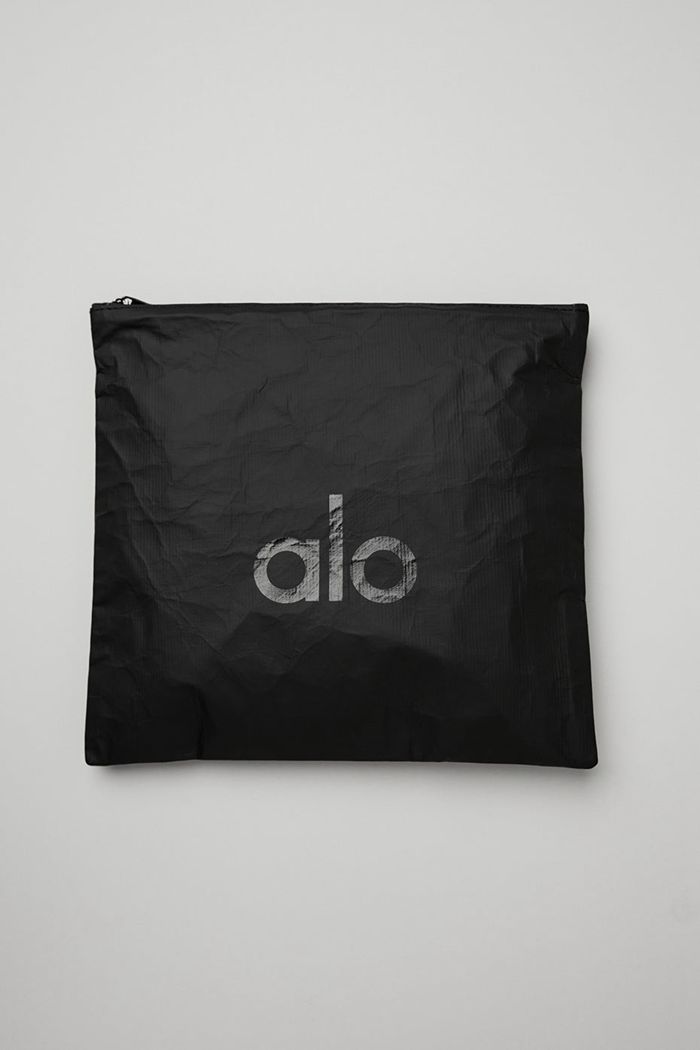 Black Alo Yoga Keep It Dry Fitness Zip Pouch Women's Bags | 50163LYDS