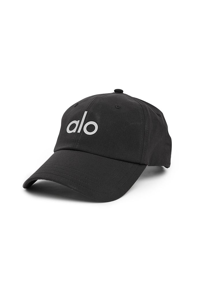 Black Alo Yoga Performance Off-Duty Women's Cap | 23478ZBCU