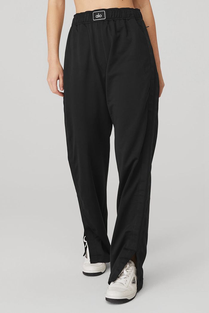 Black Alo Yoga Prizewinner Women's Pants | 65234AFBI