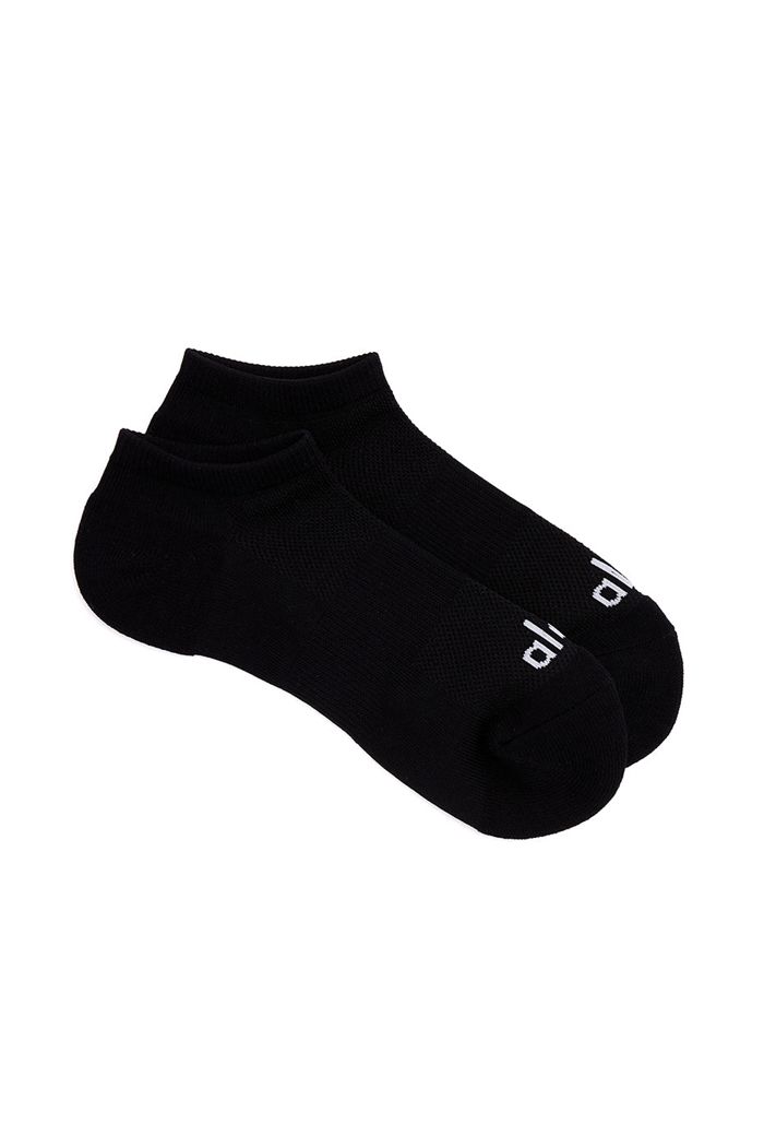 Black White Alo Yoga Everyday Women's Socks | 61402YLFO