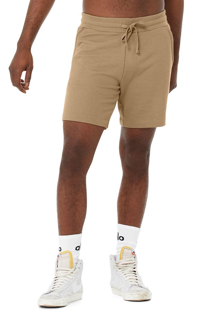 Brown Alo Yoga Chill Men's Short | 13697PLSC