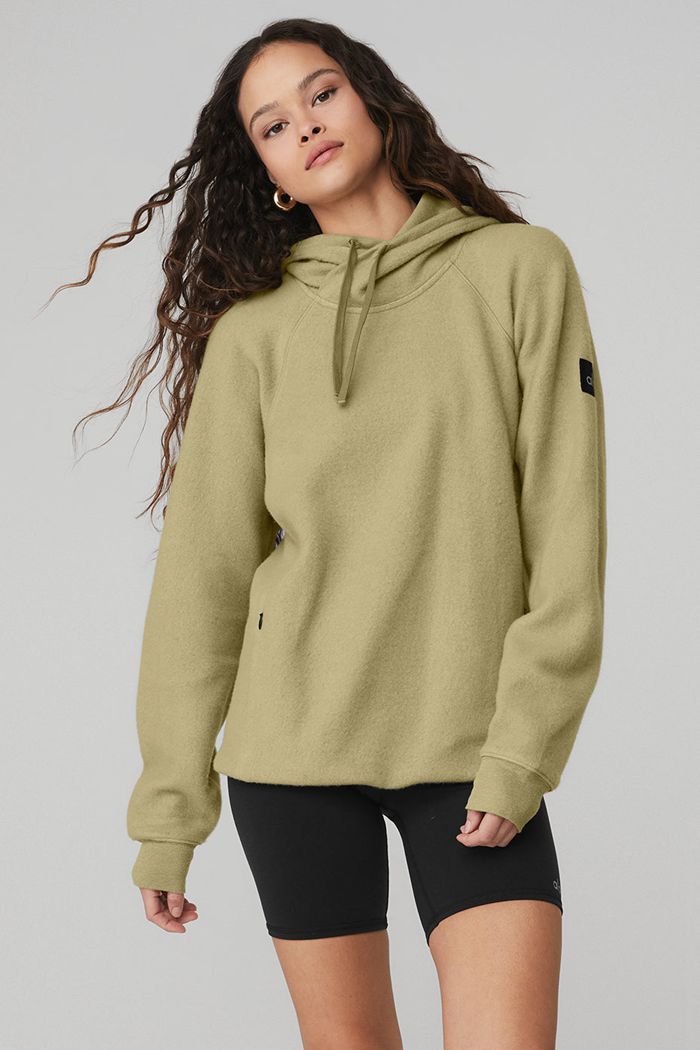 Green Alo Yoga The Triumph Women's Hoodie | 64870UALV