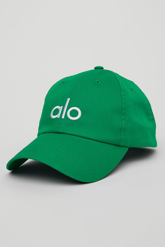 Green Turquoise White Alo Yoga Off-Duty Women's Cap | 20196QNMG