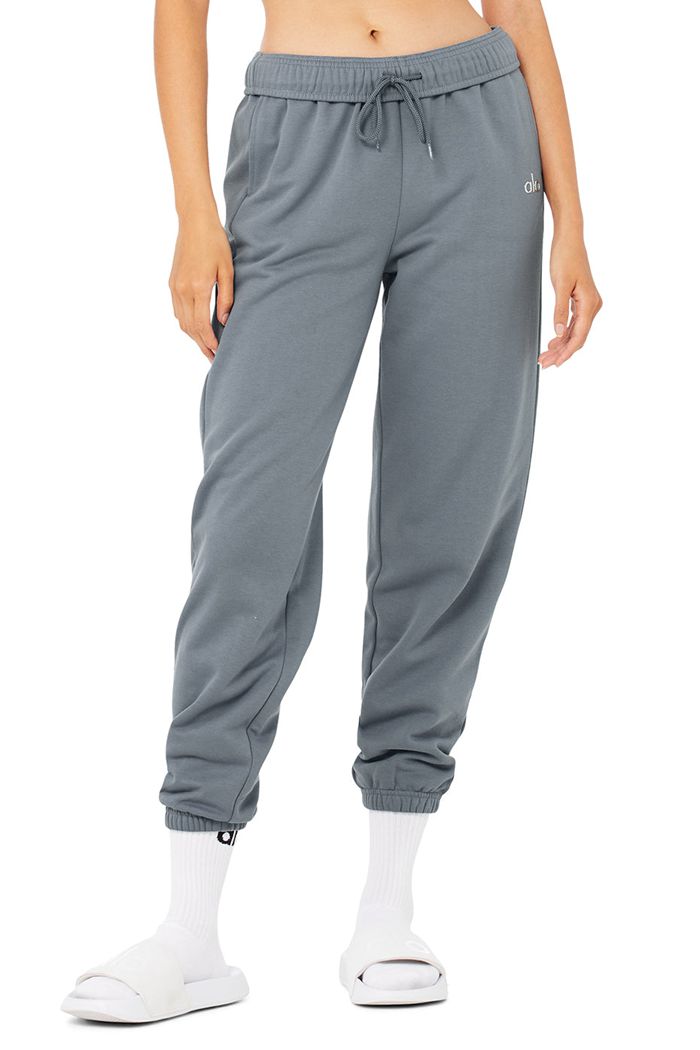 Grey Alo Yoga Accolade Sweat Women's Pants | 29875IWQK