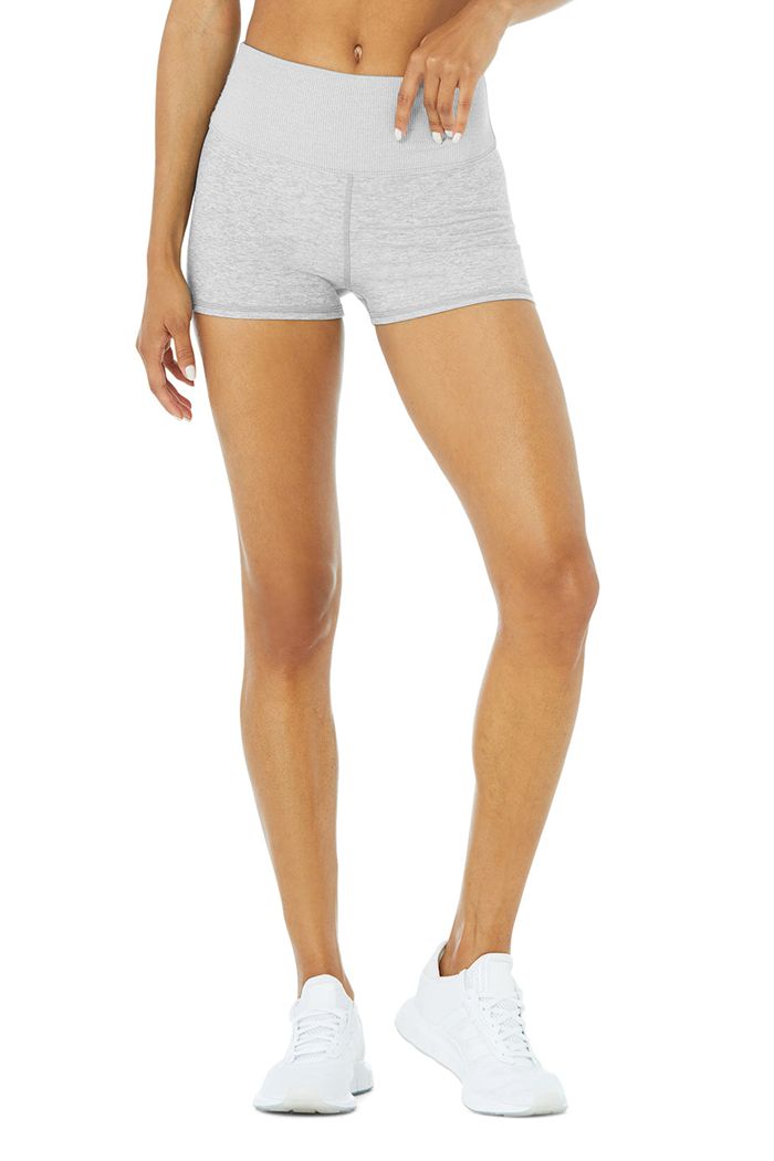 Grey Alo Yoga Alosoft Aura Women's Short | 62304NSUF