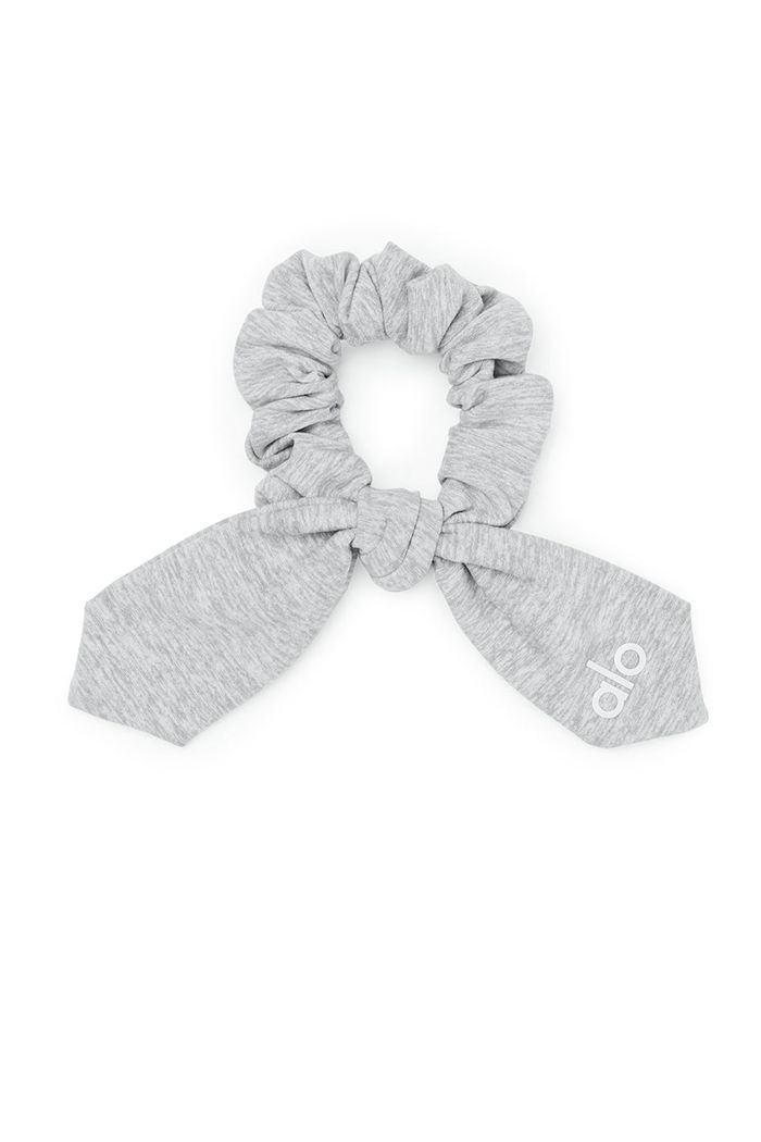 Grey Alo Yoga Alosoft Rhythm Women's Scrunchie | 85471CMWT