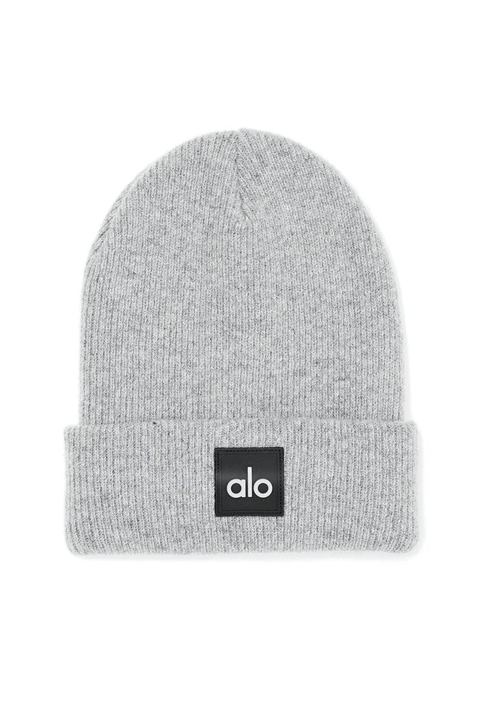 Grey Alo Yoga Everyday Women's Beanie | 48152WSMI