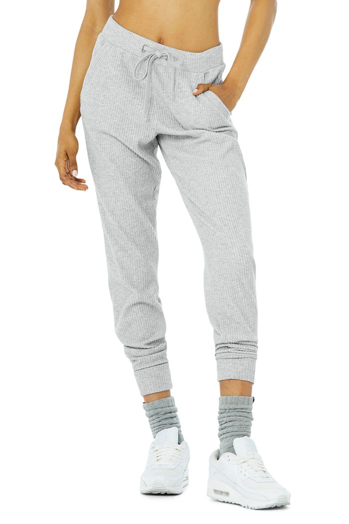 Grey Alo Yoga Muse Sweat Women's Pants | 24369UYSB