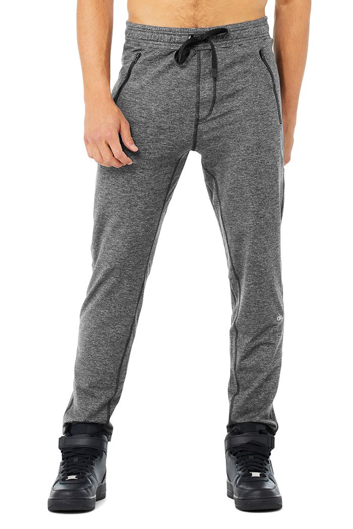 Grey Alo Yoga Renew Lounge Men's Pants | 78529GUHC