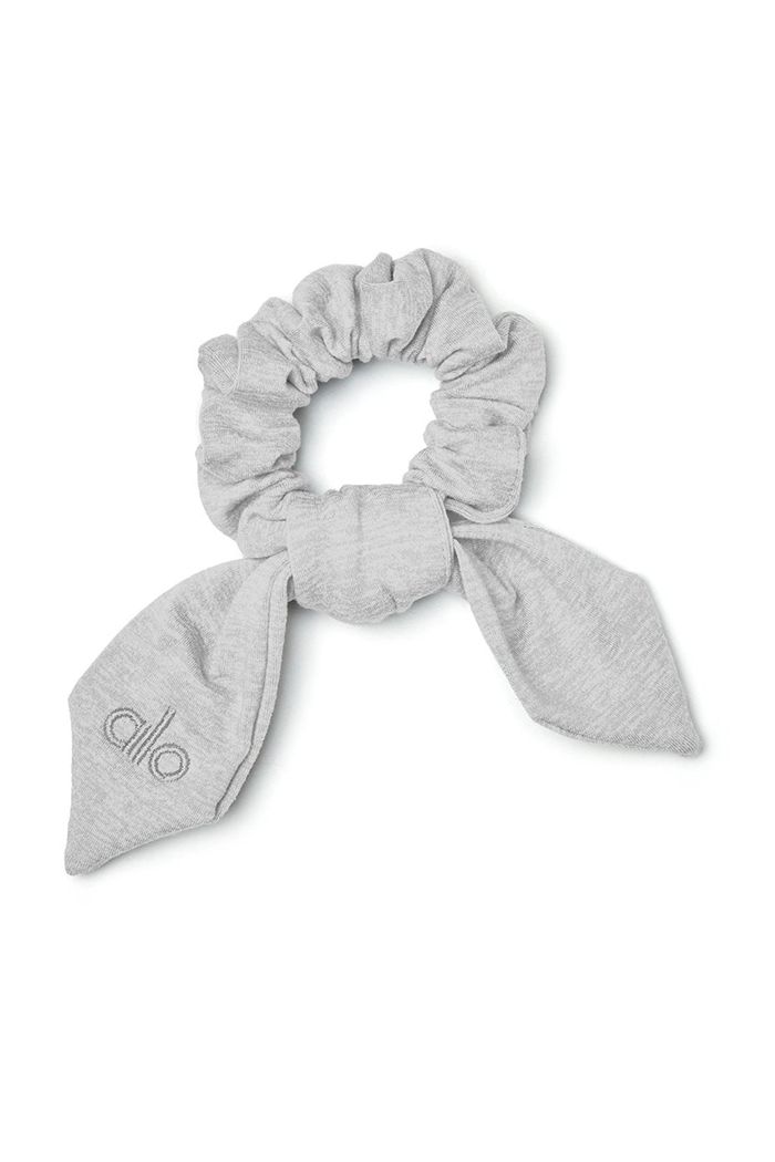 Grey Alo Yoga Rhythm Women's Scrunchie | 93602ICFR