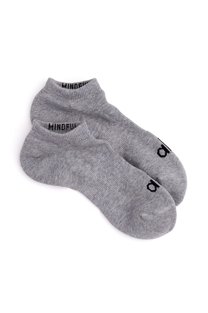 Grey Black Alo Yoga Street Men's Socks | 02698JLDY