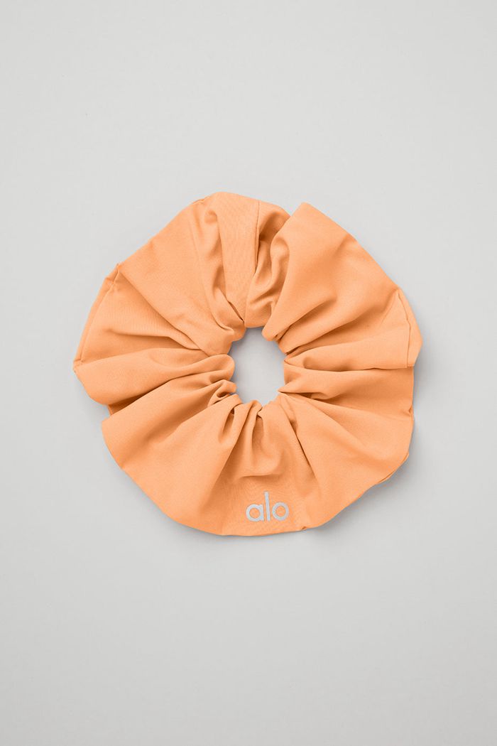 Orange Alo Yoga Oversized Women's Scrunchie | 86245YXJT