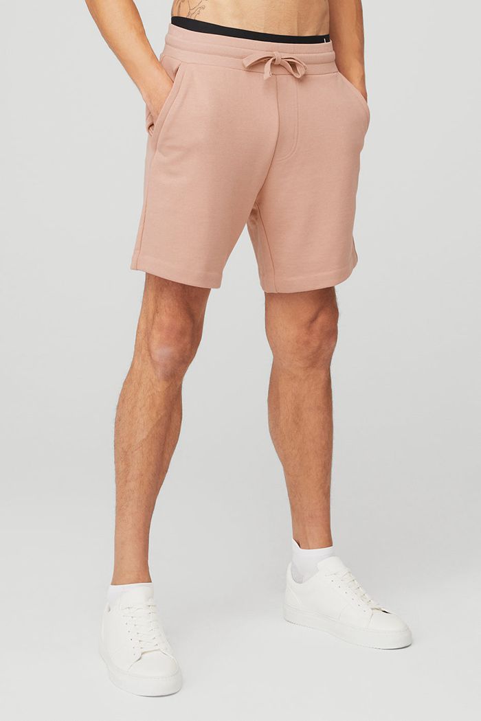 Pink Alo Yoga Chill Men's Short | 86951THRB