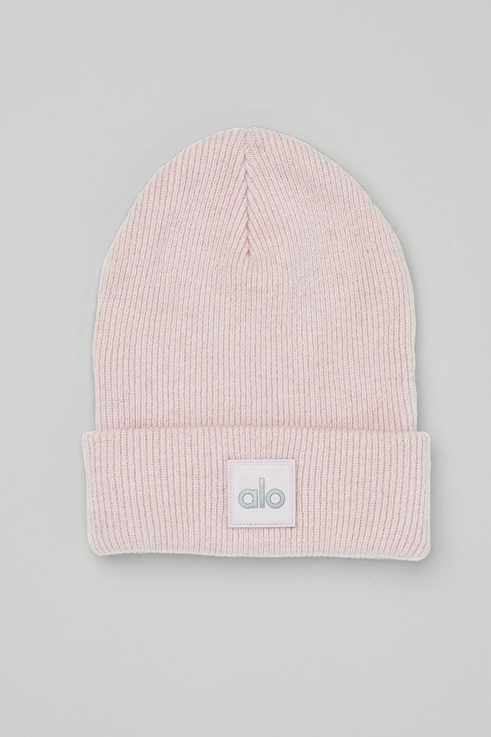 Pink Alo Yoga Everyday Women's Beanie | 56379YWIX