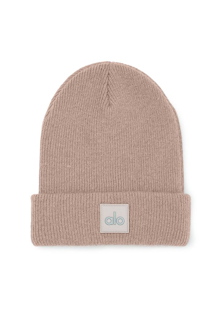 Pink Alo Yoga Everyday Women's Beanie | 91085QJUY