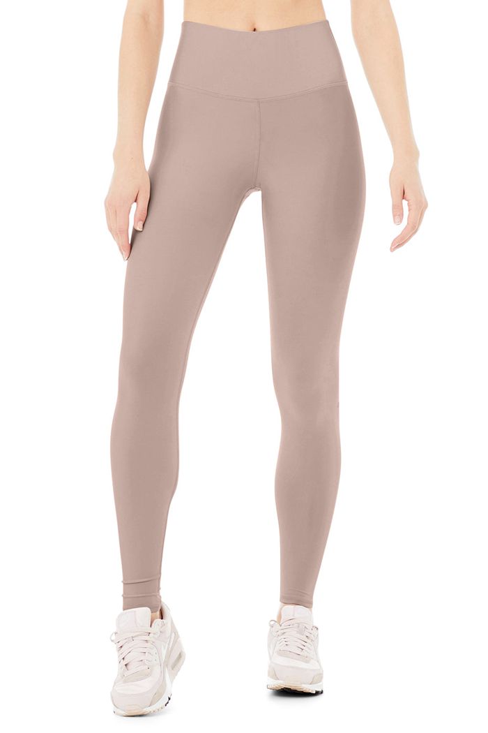 Pink Alo Yoga High-Waist Airlift Women's Leggings | 31904OUKH