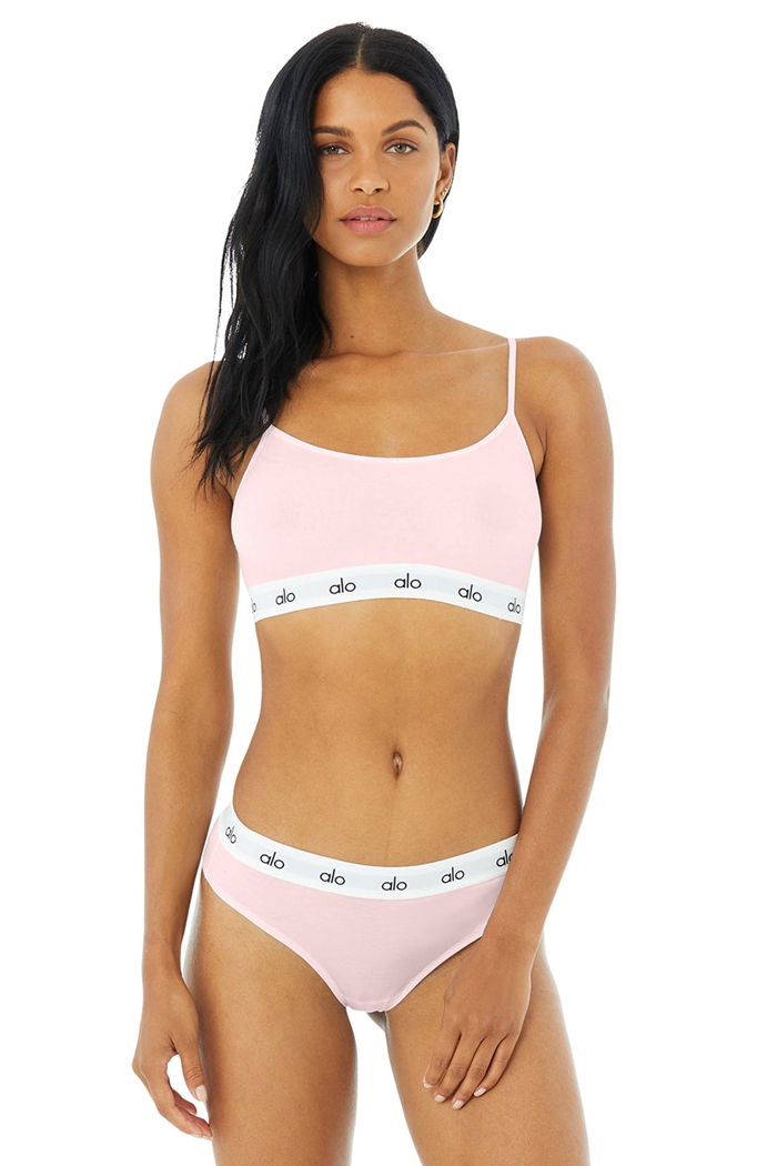 Pink Alo Yoga Icon Cami Women's Bras | 47285TFPG