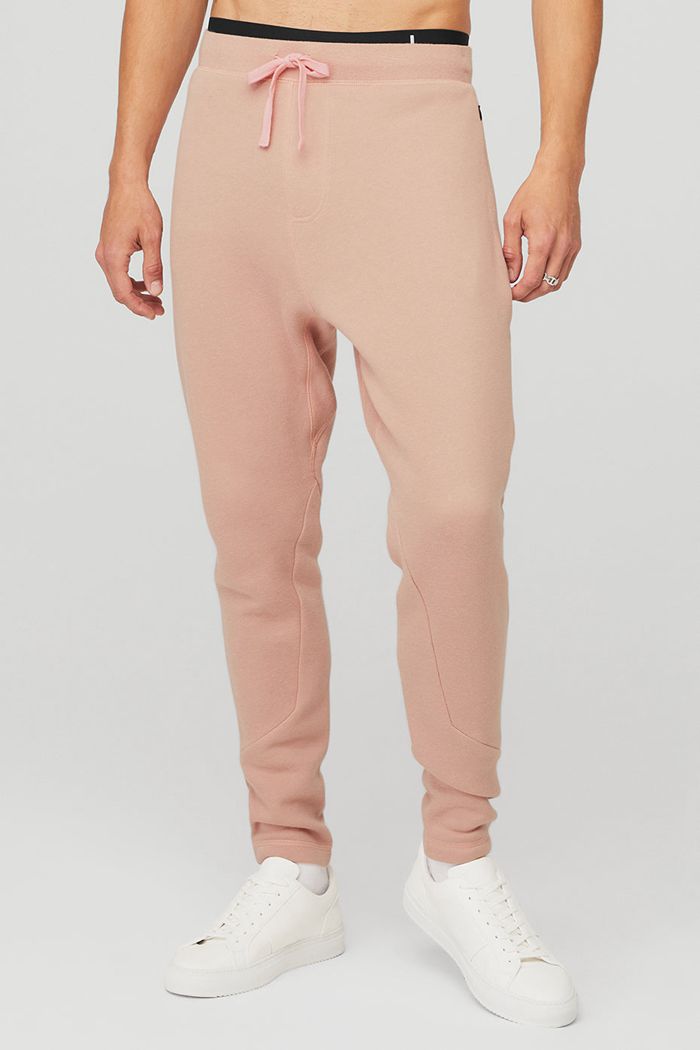 Pink Alo Yoga The Triumph Sweat Men's Pants | 26938PQJG