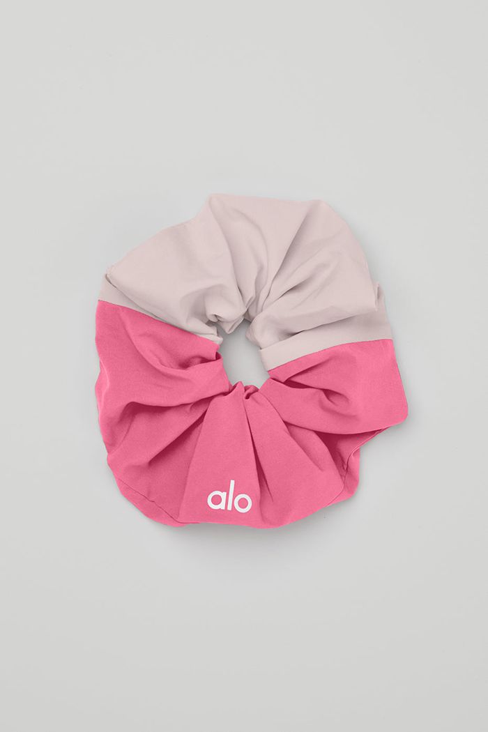 Pink Fuchsia Alo Yoga Oversized Women's Scrunchie | 43290NSHZ