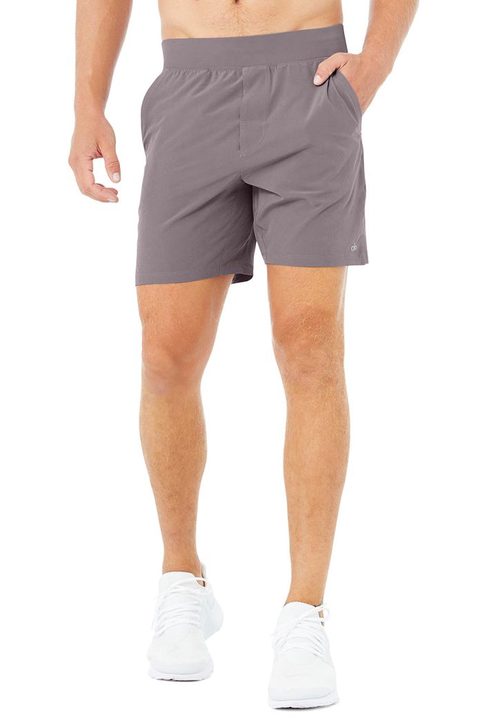 Purple Alo Yoga 7" Repetition Men's Short | 96425SLOD