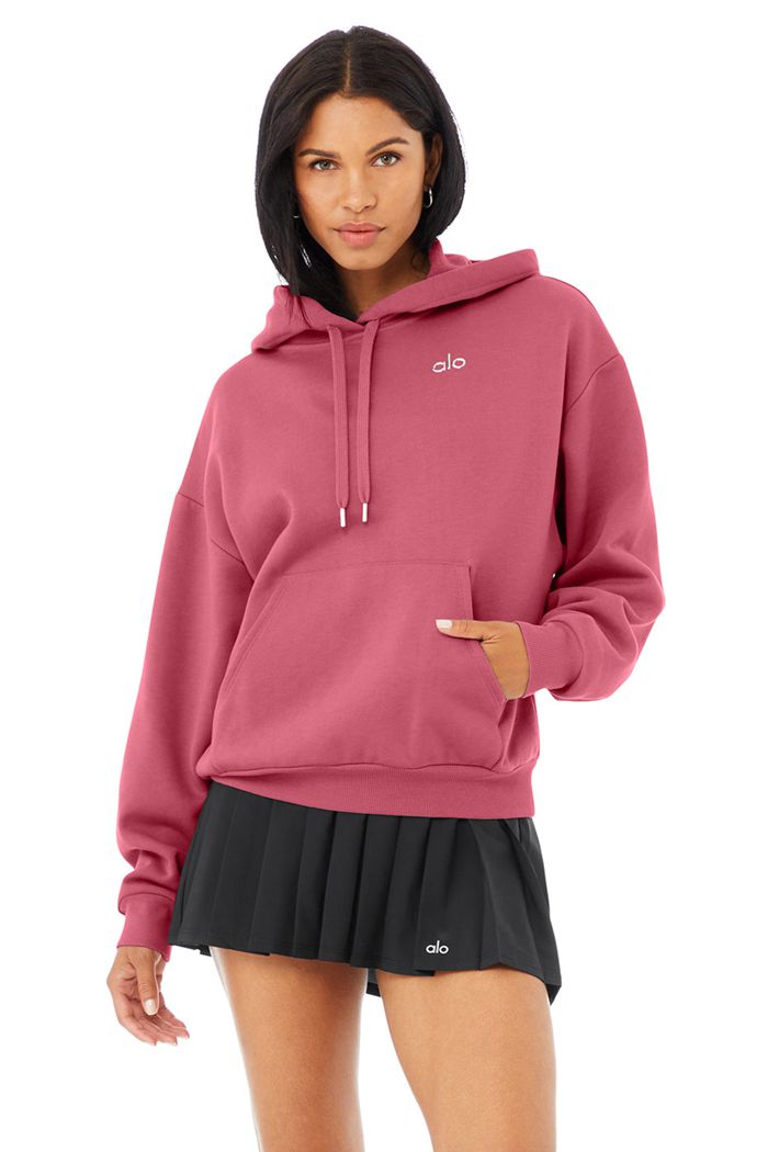 Purple Alo Yoga Accolade Women's Hoodie | 23547LVBT