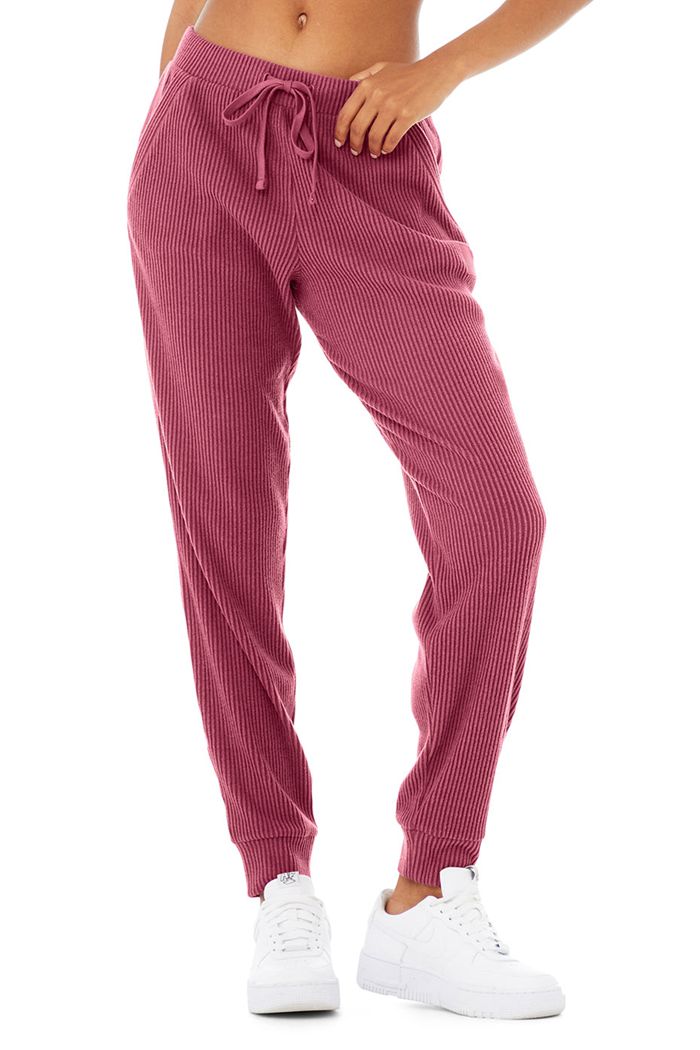 Purple Alo Yoga Muse Sweat Women's Pants | 38241UWKR