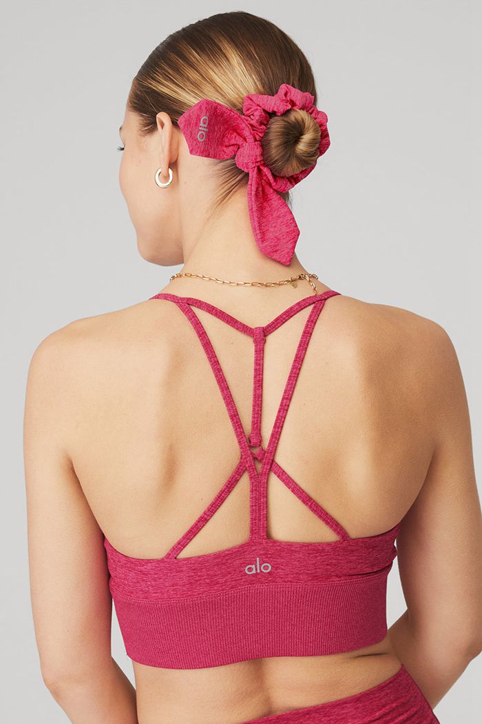 Red Alo Yoga Alosoft Rhythm Women's Scrunchie | 24876PMKO