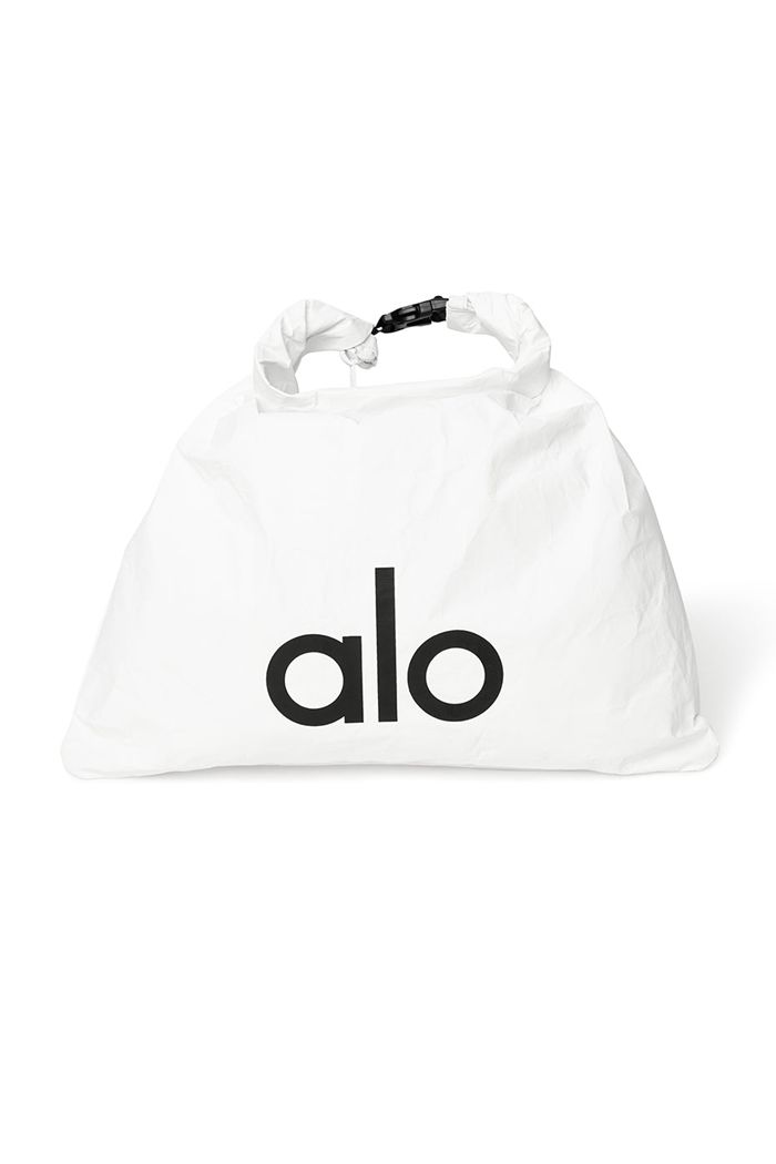 White Alo Yoga Keep It Dry Fitness Men's Bags | 08273MIVH