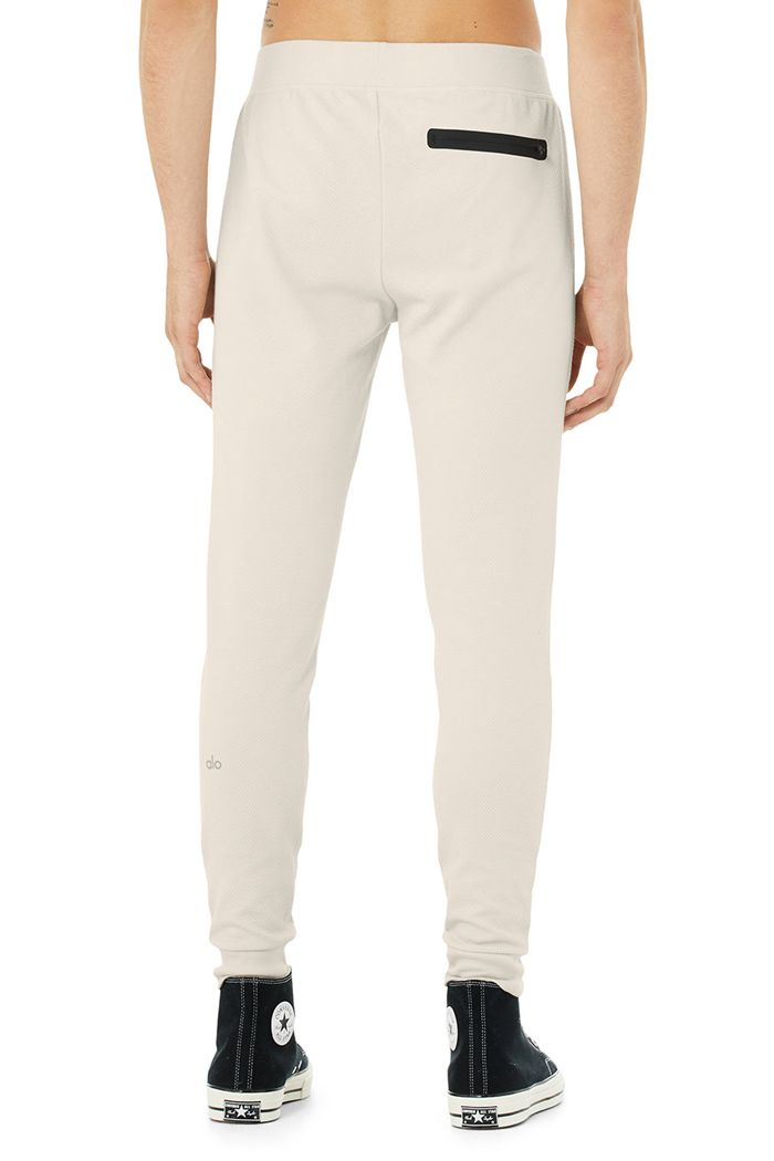 Beige Alo Yoga Impel Sweat Men's Pants | 43701NMTI