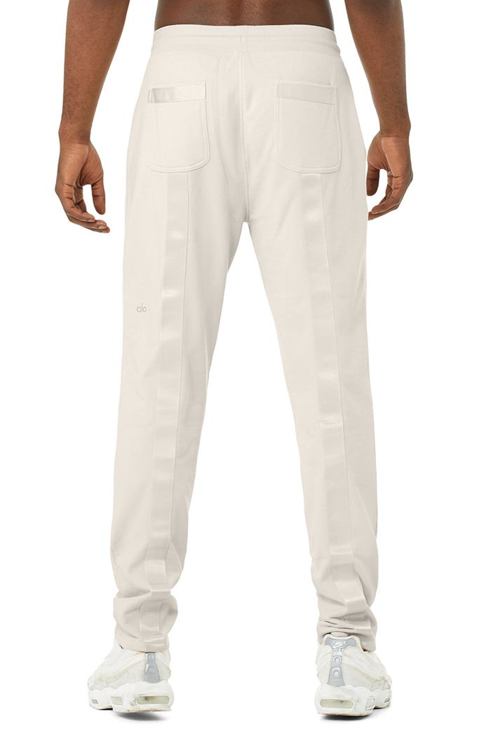 Beige Alo Yoga Nomadic Sweat Men's Pants | 73524UDAF