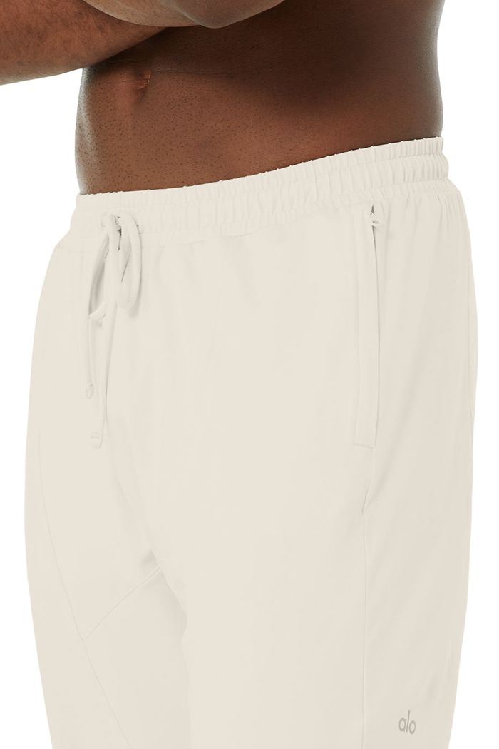 Beige Alo Yoga Revitalize Men's Pants | 24901RUGT