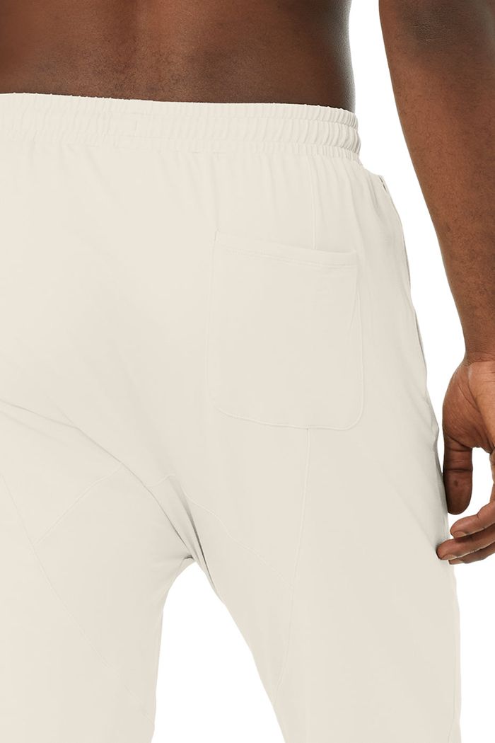 Beige Alo Yoga Revitalize Men's Pants | 24901RUGT