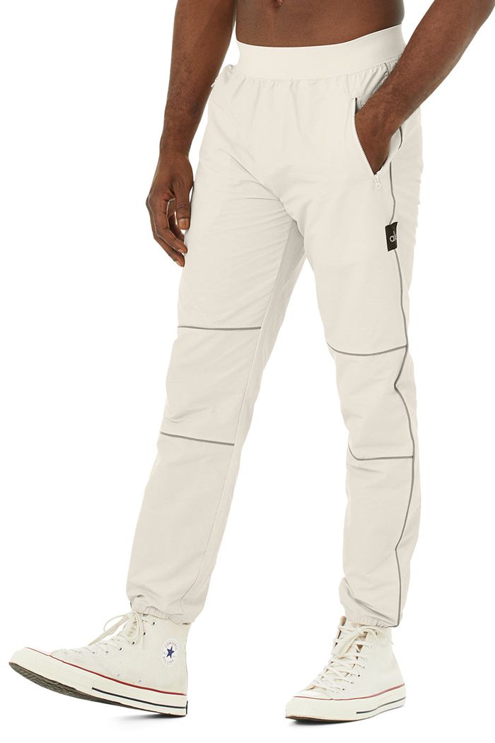 Beige Alo Yoga Torrent Track Sweat Men's Pants | 14802GQFC