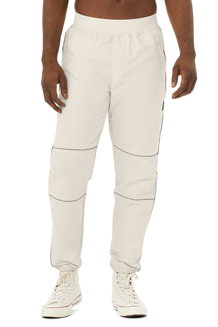 Beige Alo Yoga Torrent Track Sweat Men\'s Pants | 14802GQFC