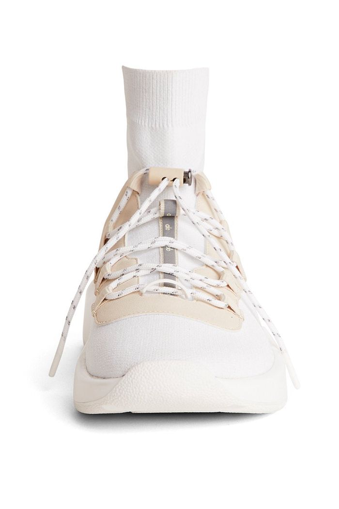 Beige Alo Yoga Wanderer Sneaker Women's Shoes | 13486FXNB