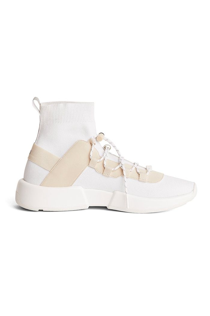 Beige Alo Yoga Wanderer Sneaker Women's Shoes | 13486FXNB