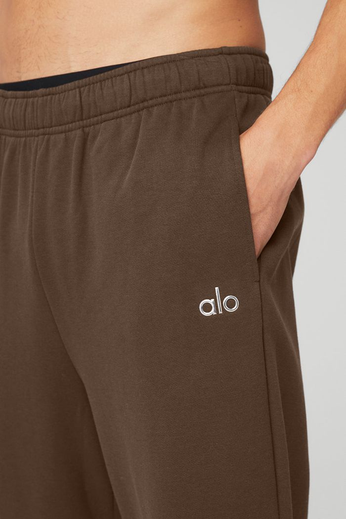 Black Alo Yoga Accolade Sweat Men's Pants | 26174ANRL