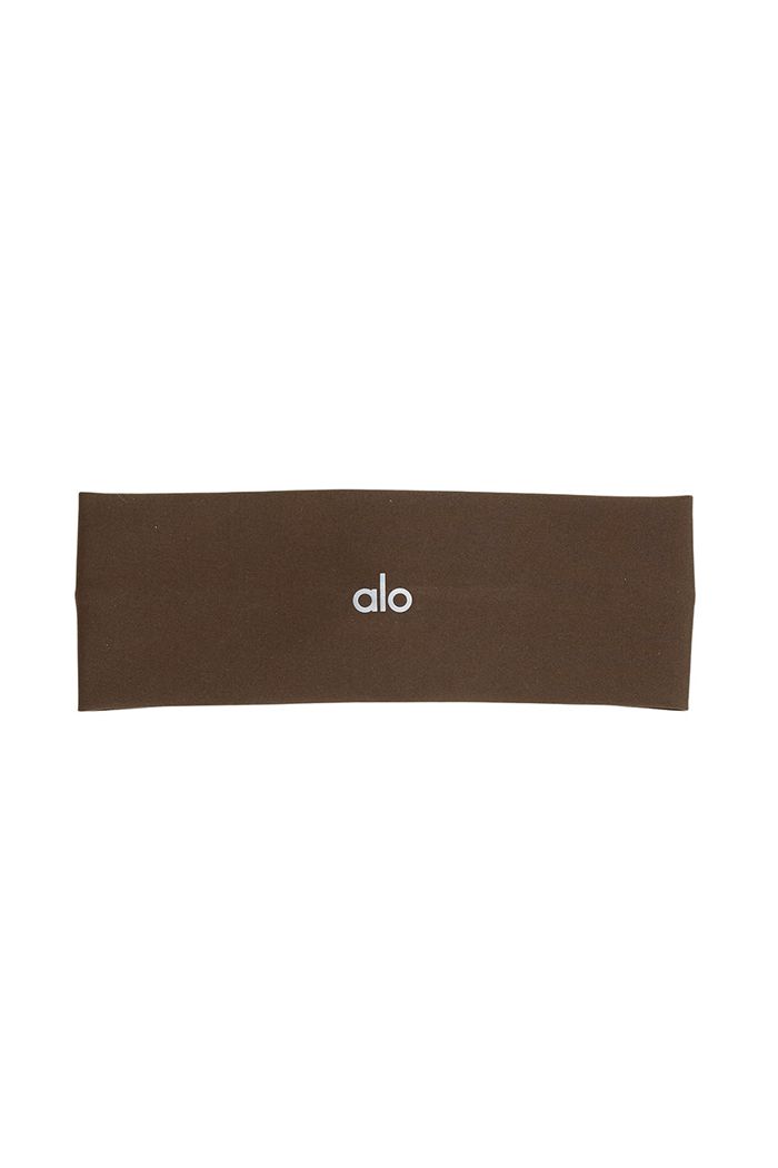 Black Alo Yoga Airlift Women's Headband | 52760PJSB