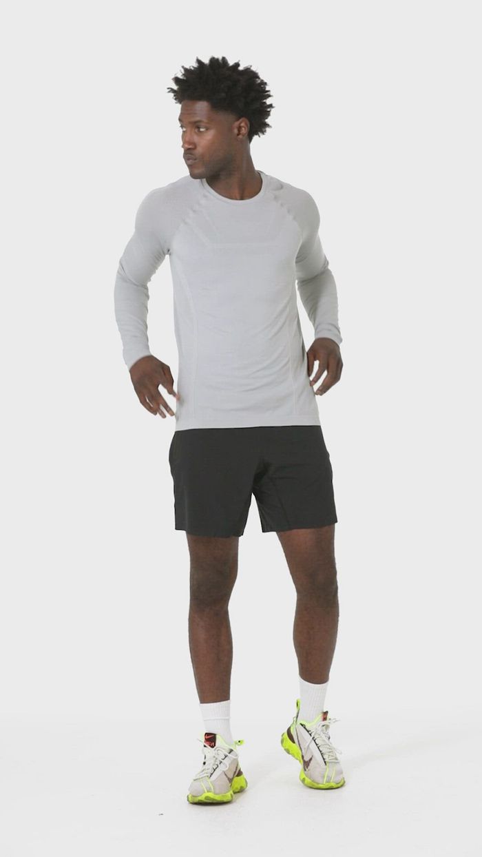 Black Alo Yoga Amplify Seamless Men's Long Sleeve | 71952ACTL