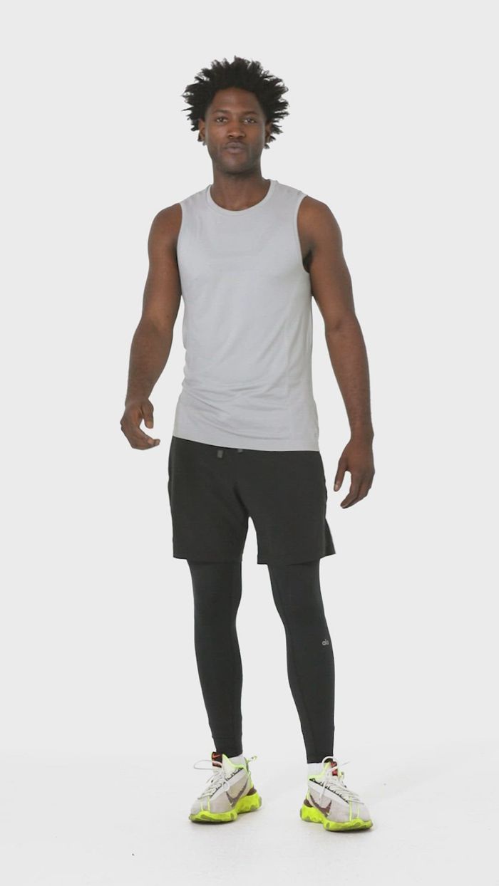 Black Alo Yoga Amplify Seamless Muscle Men's Tank Tops | 43891LACH