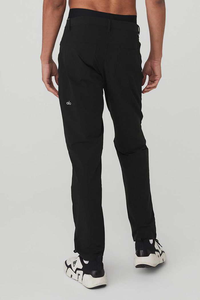 Black Alo Yoga Day and Night Men's Pants | 57068MKIL