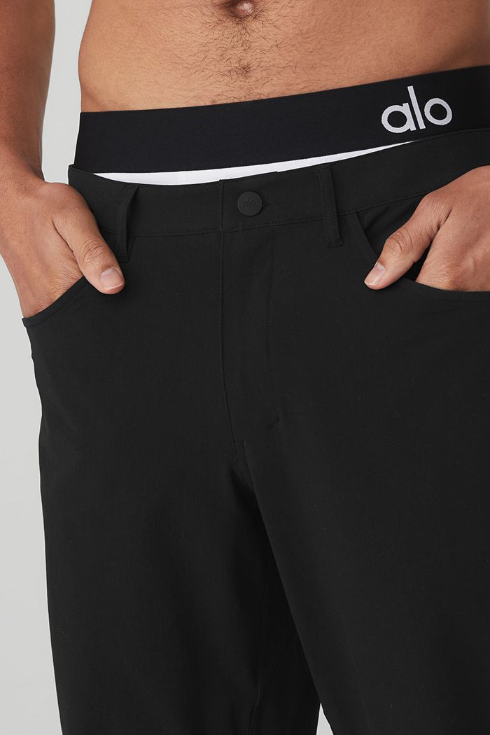 Black Alo Yoga Day and Night Men's Pants | 57068MKIL