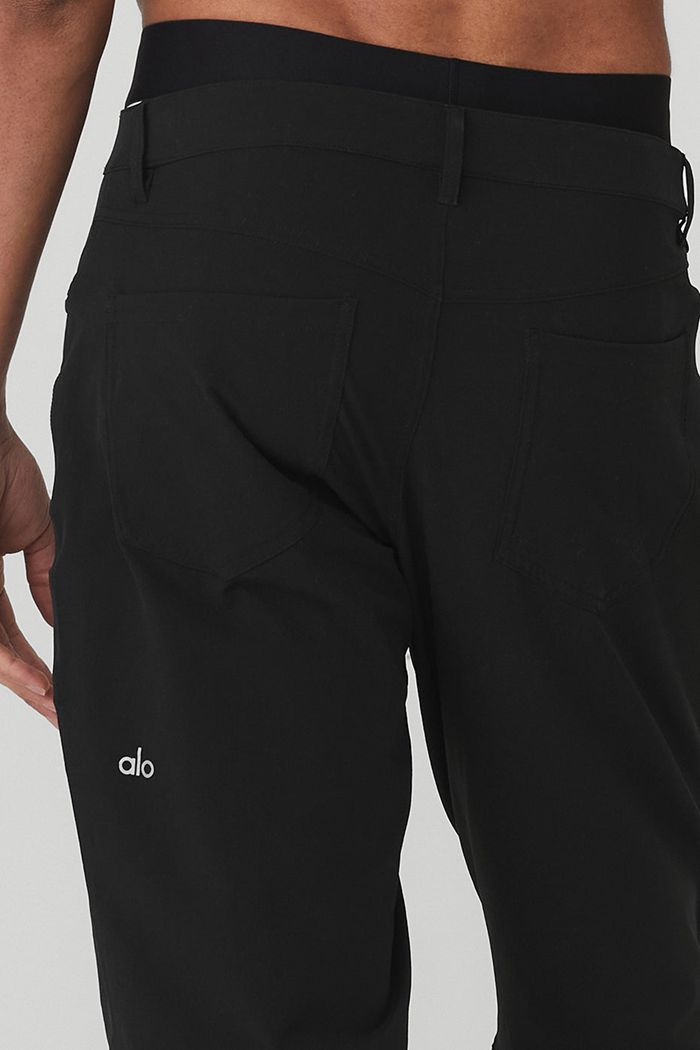 Black Alo Yoga Day and Night Men's Pants | 57068MKIL