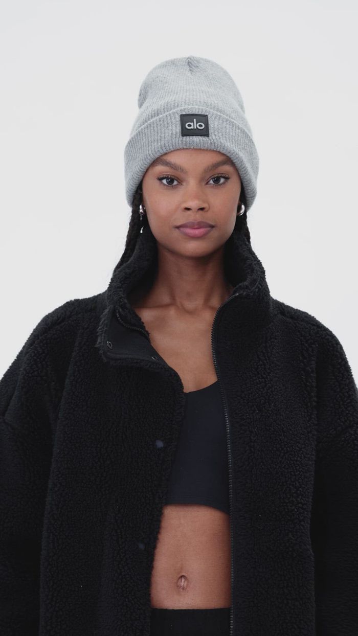 Black Alo Yoga Everyday Women's Beanie | 37590VPEQ