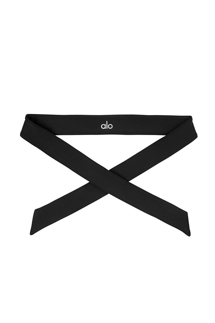 Black Alo Yoga Hero Women\'s Headband | 74896BIKG