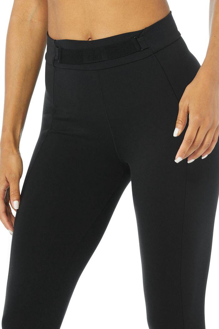 Black Alo Yoga High-Waist 7/8 Visionary Women's Leggings | 63408LVPJ