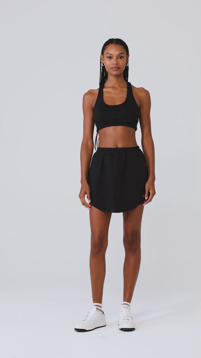 Black Alo Yoga High-Waist Accolade Women's Skirts | 76981OSHG